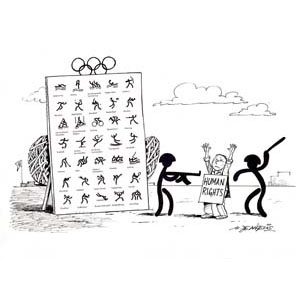 	Peking and human rights, The New York Times Syndicate	
